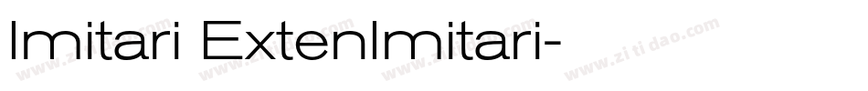 Imitari ExtenImitari字体转换